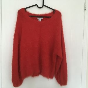 Red Fuzzy Sweater